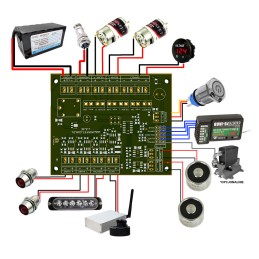 Płyta główna 3.3 Elektromagnes (złącza ARK)