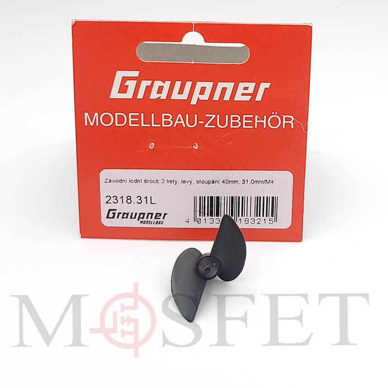 Śruba napędowa 31L M4 2 łopaty Graupner