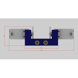 Mechanizm klap niskoprofilowy (2 serwa)